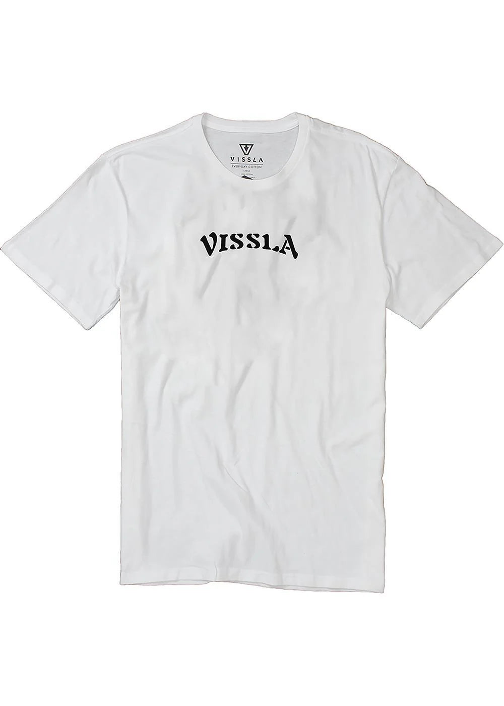 VISSLA Big Cat Organic Blend Ss Tee - White