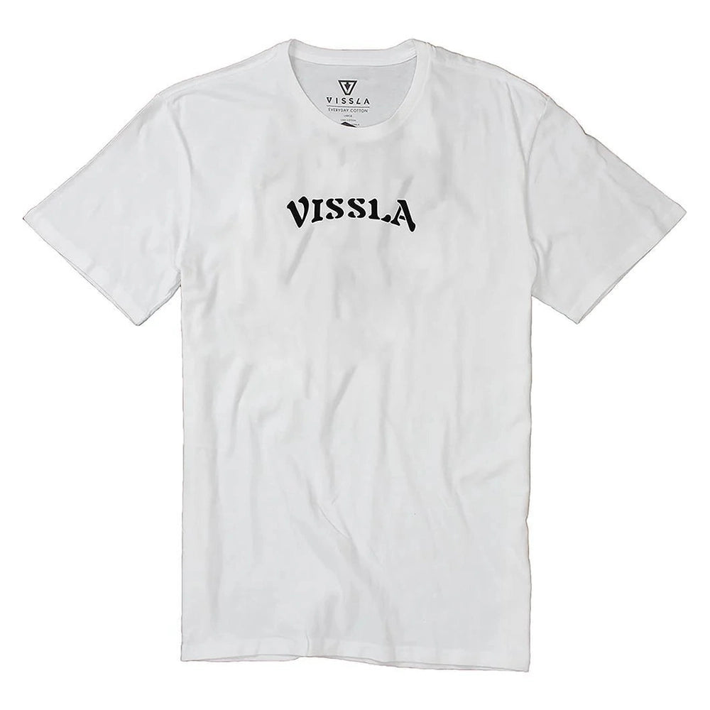 VISSLA Big Cat Organic Blend Ss Tee - White