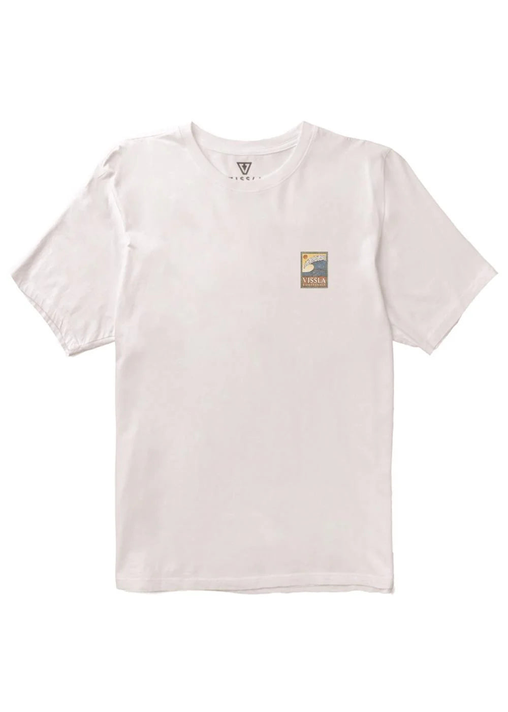 VISSLA Peaky swell vintage ss tee - White