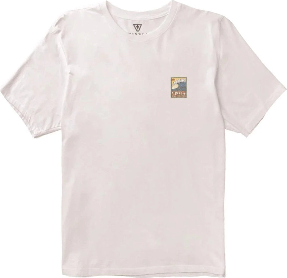VISSLA Peaky swell vintage ss tee - White