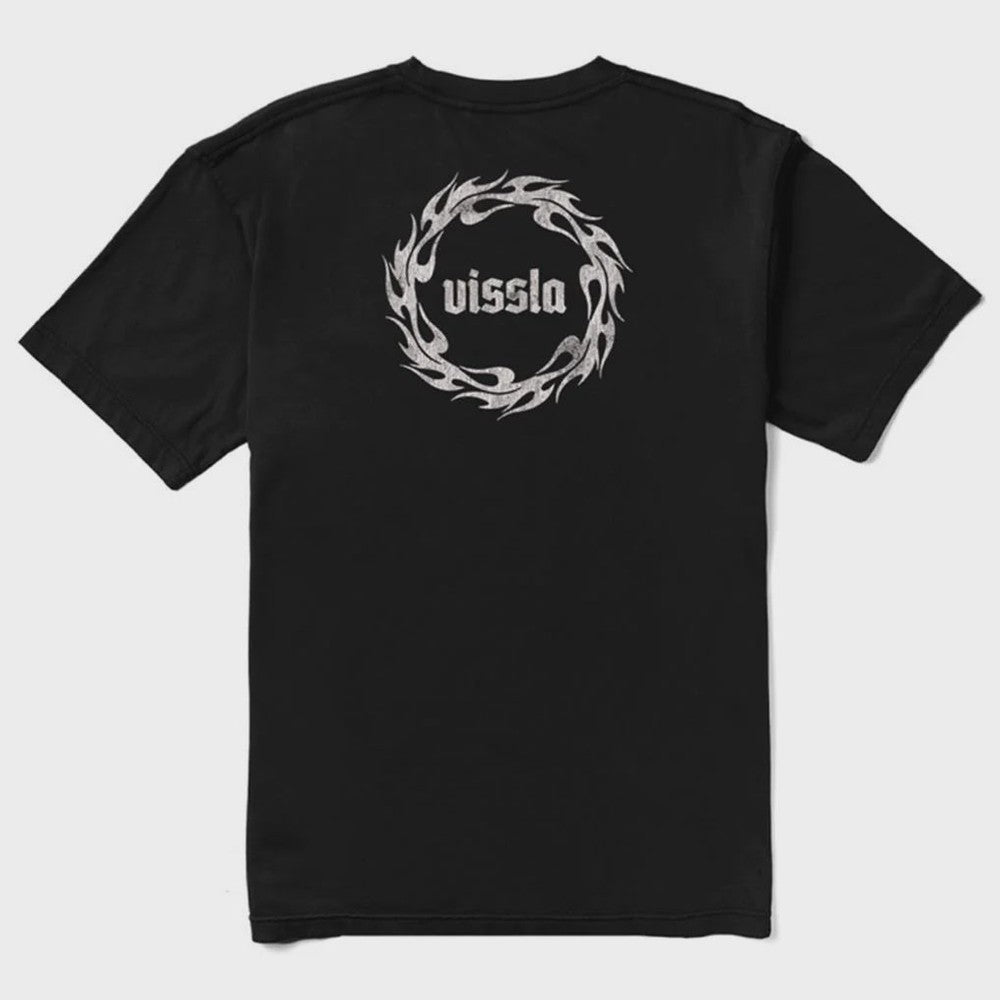 VISSLA Ring Of Fire Swell Ss Tee - Black