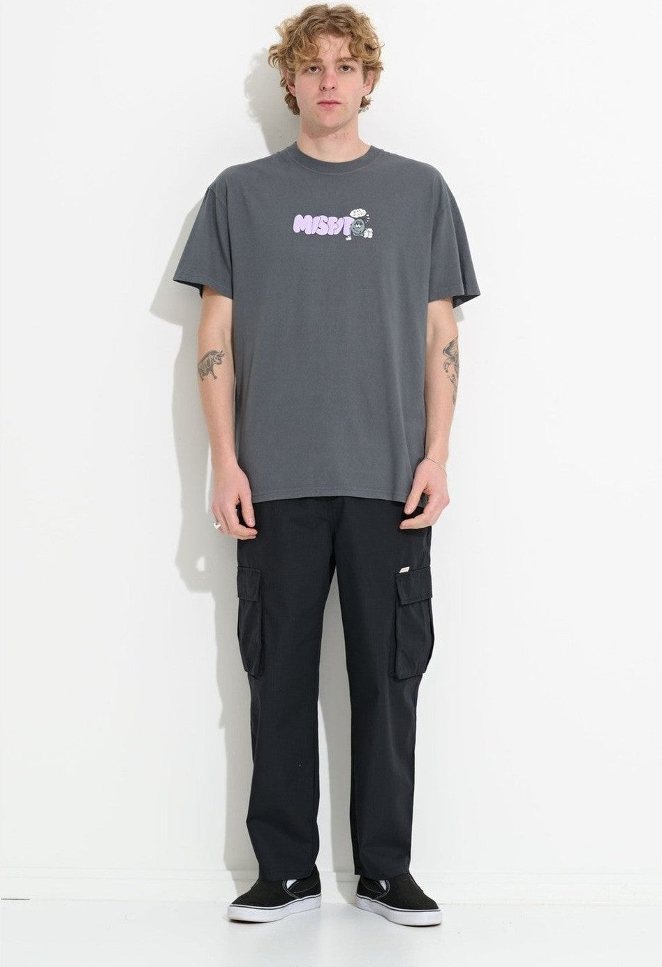 MISFIT Loving hopes ss tee -Pigment petrol