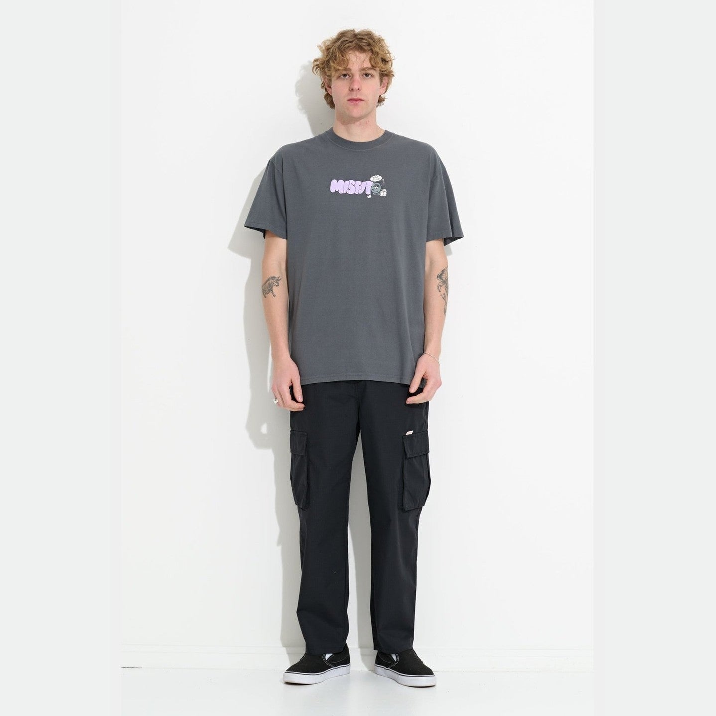 MISFIT Loving hopes ss tee -Pigment petrol