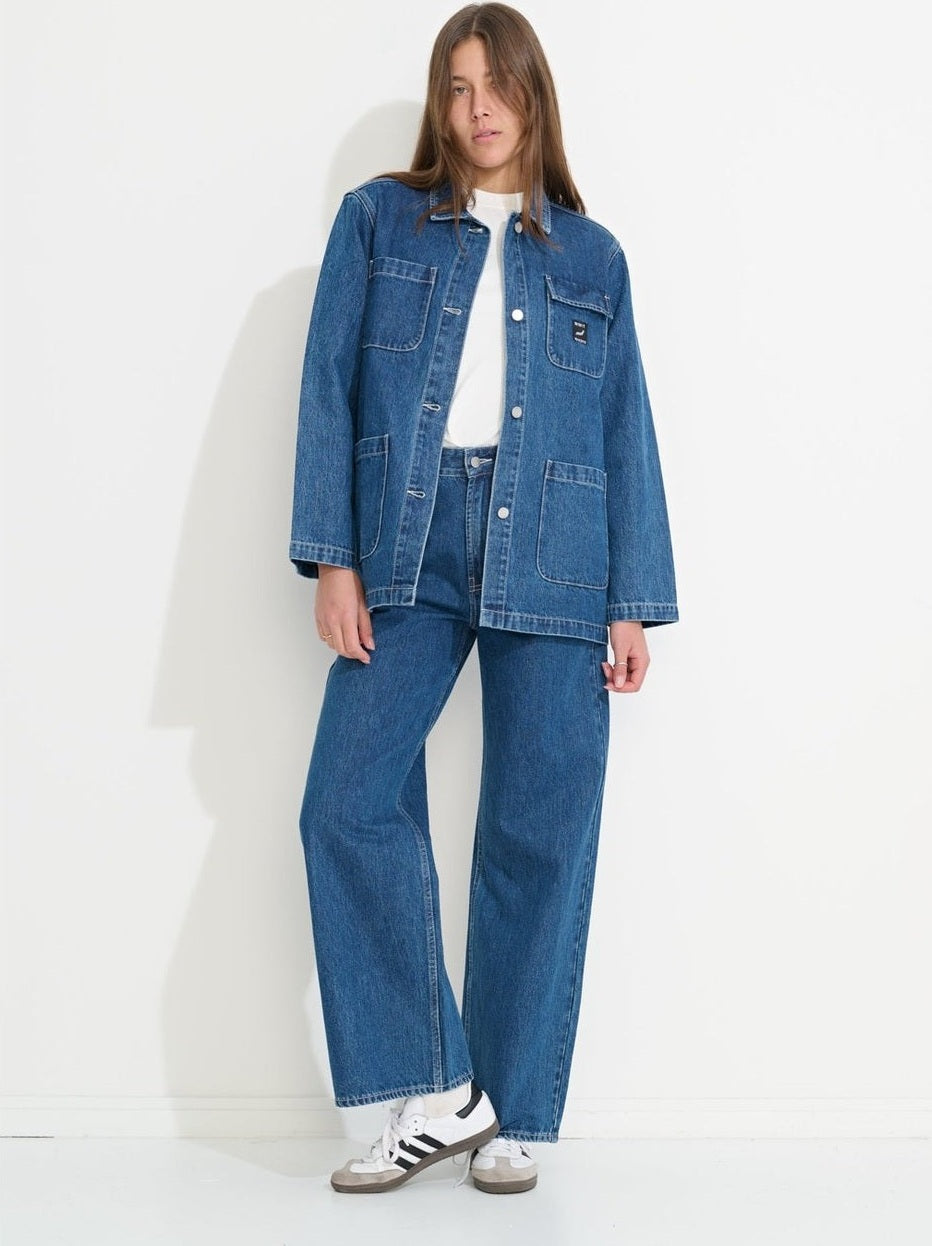 MISFIT Unisex chore jacket - Indigo