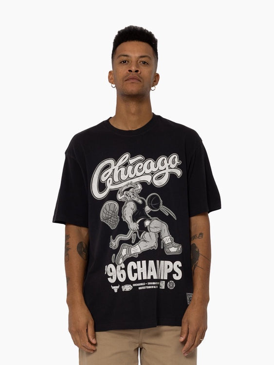 MITCHELL & NESS I'm back tee chicago bulls - Overdyed black