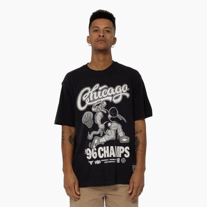MITCHELL & NESS I'm back tee chicago bulls - Overdyed black