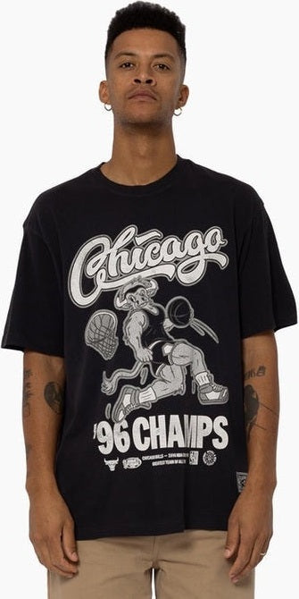 MITCHELL & NESS I'm back tee chicago bulls - Overdyed black