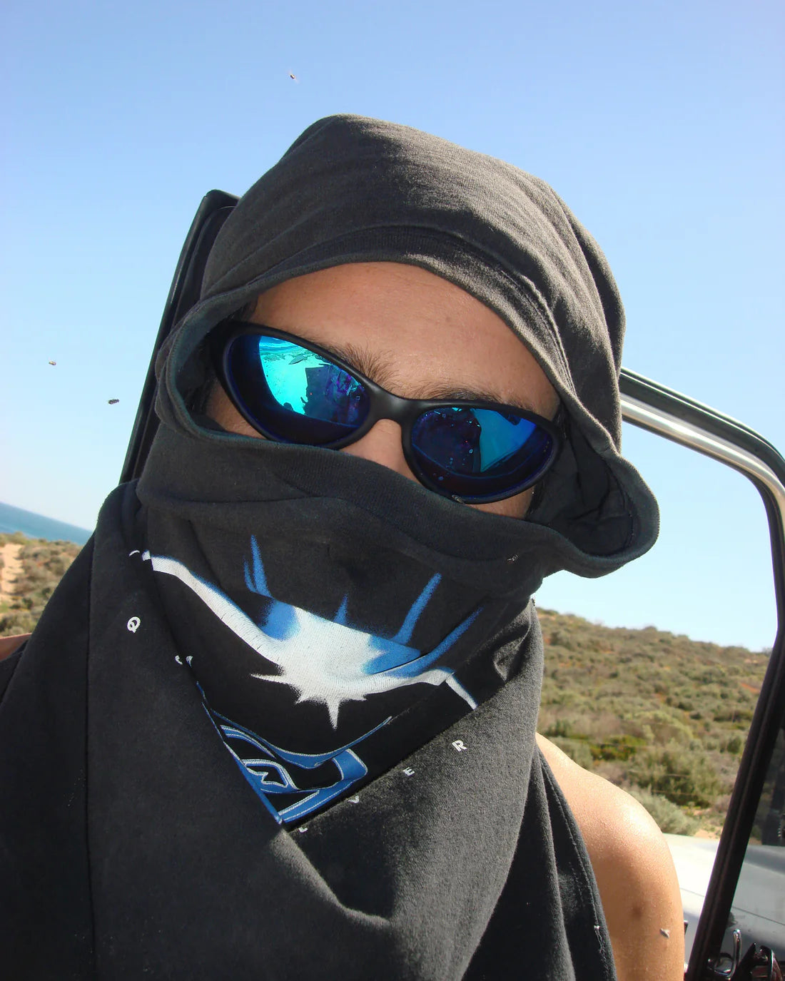 RITUAL VISION Morphine MATTE BLACK / BLUE REFLECTIVE POLARISED