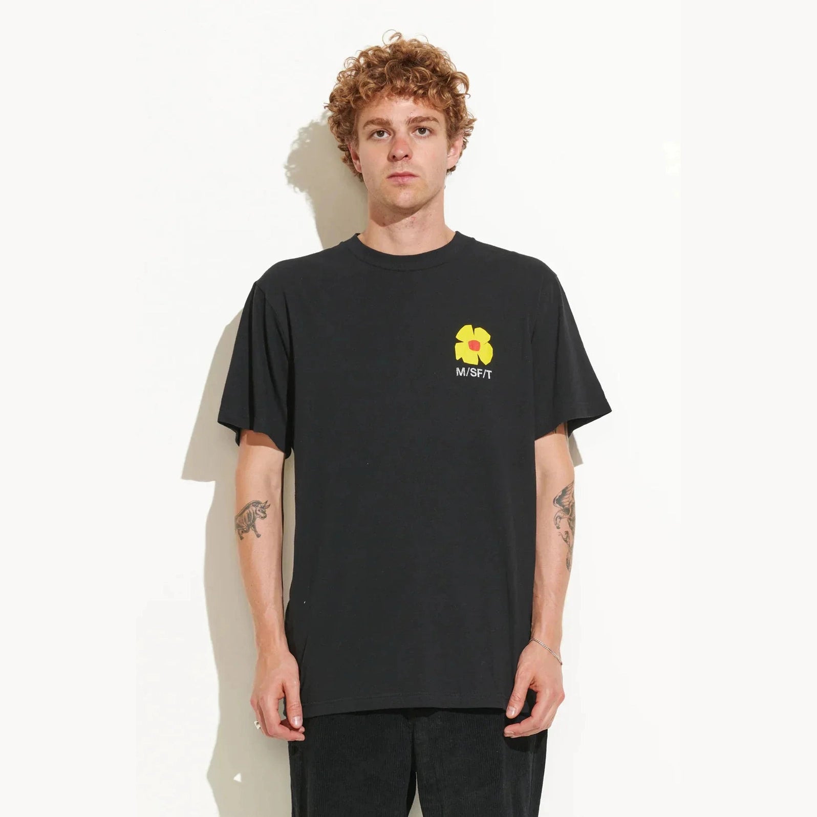 Misfit lamp biscuit 50/50 reg ss tee - pitch black