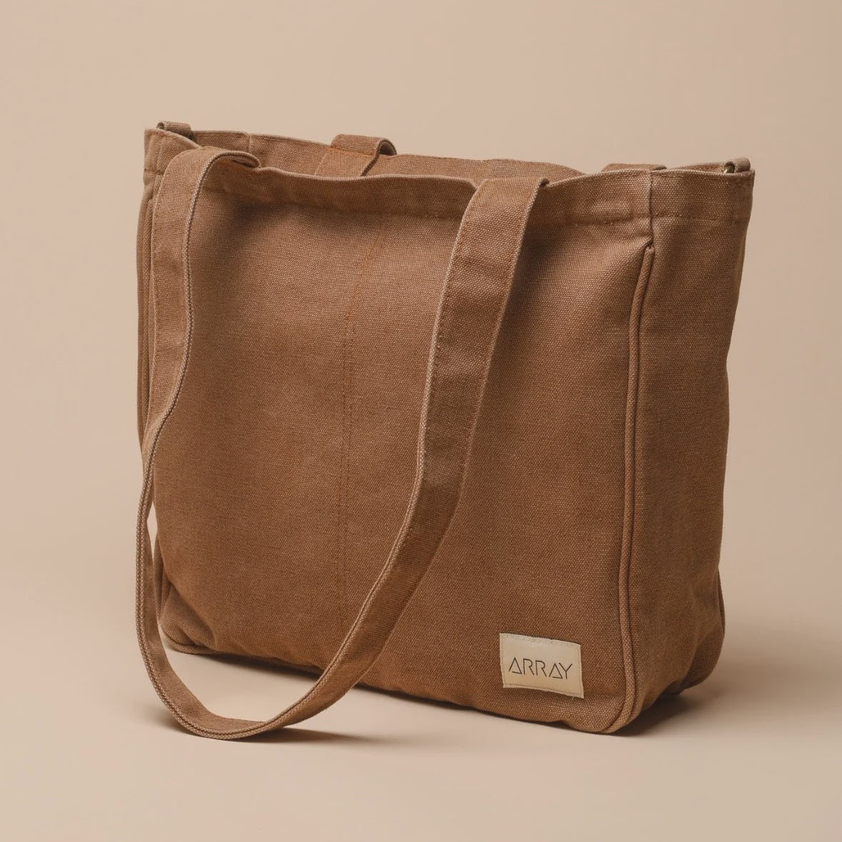 ARRAY Midi Pocket Tote - MOCHA (GOLD)