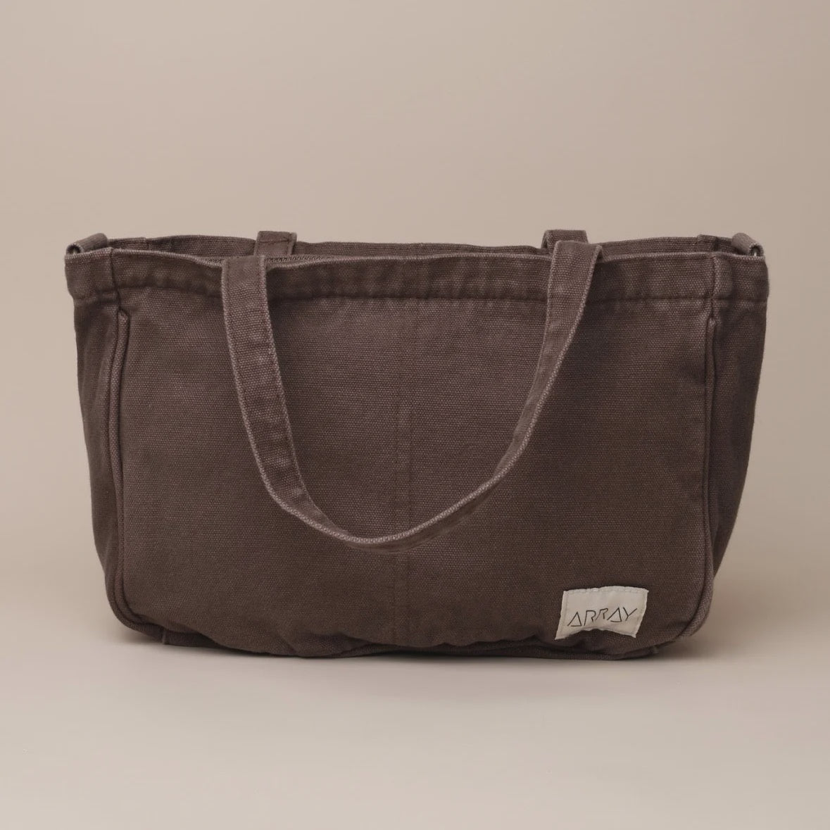 ARRAY Mini Pocket Tote - CHOCOLATE BROWN