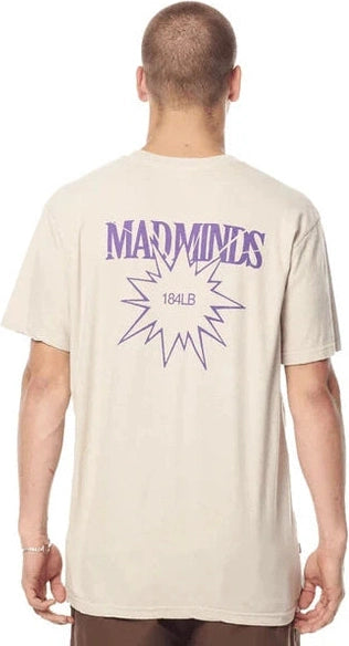 Misfit Wore Torn 50/50 Ss Tee - Pigment Light Grey