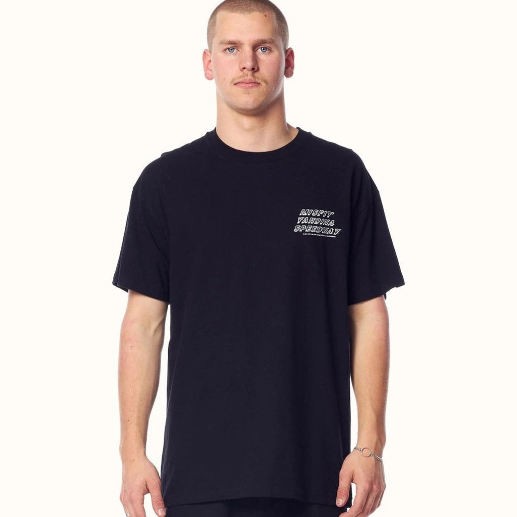 Misfit yandina core 50/50 tee - black