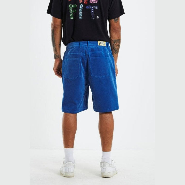 Misfit cord shorts - blue