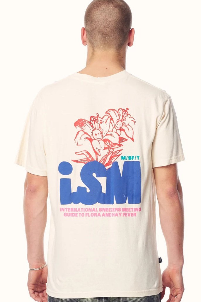 Misfit ism 50/50 tee - pigment chalk white