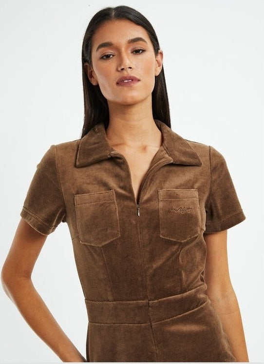 Misfit soleil playsuit - choc