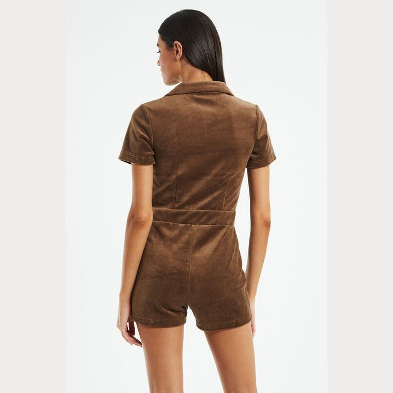 Misfit soleil playsuit - choc