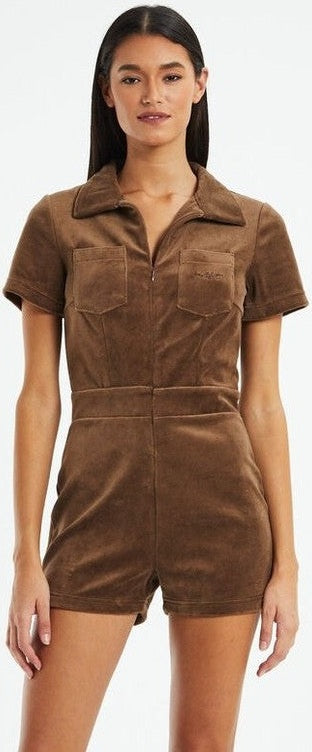 Misfit soleil playsuit - choc