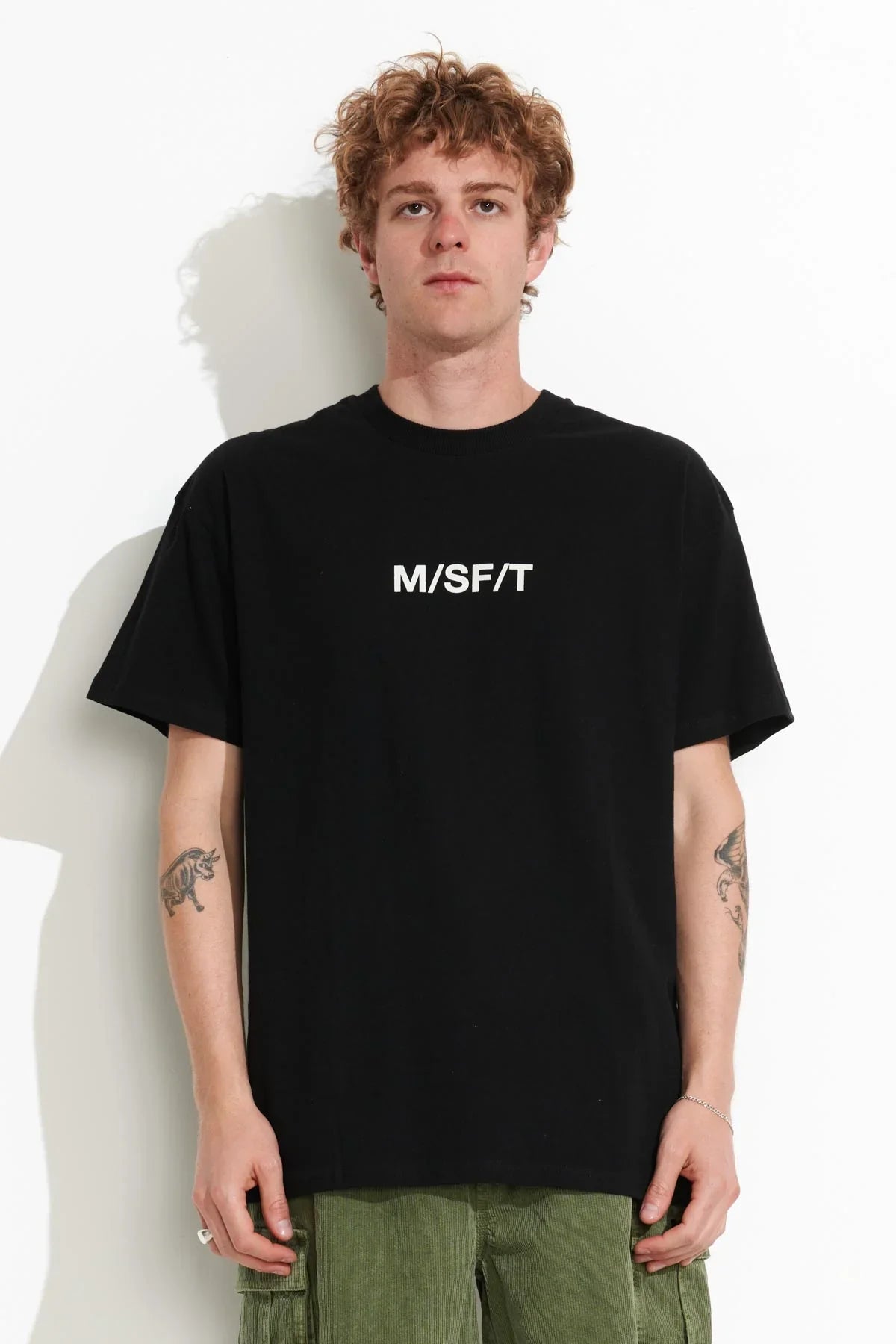Misfit supercorporate 50/50 ss tee - black