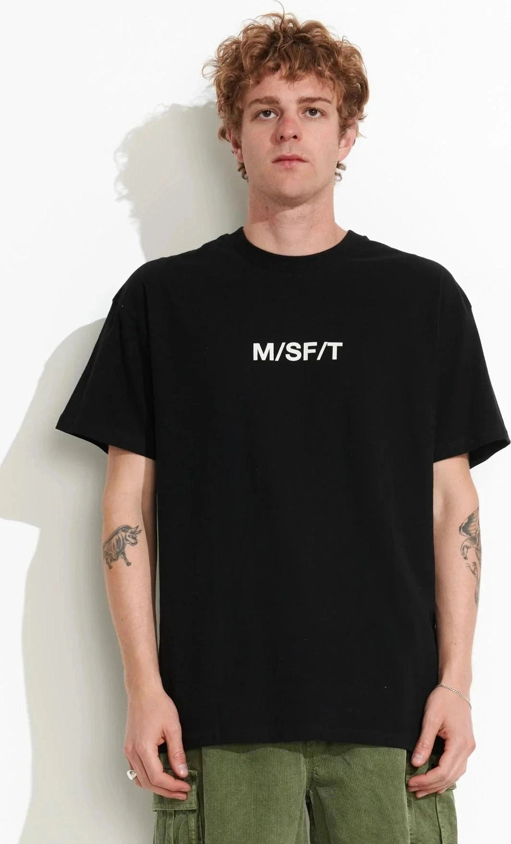 Misfit supercorporate 50/50 ss tee - black