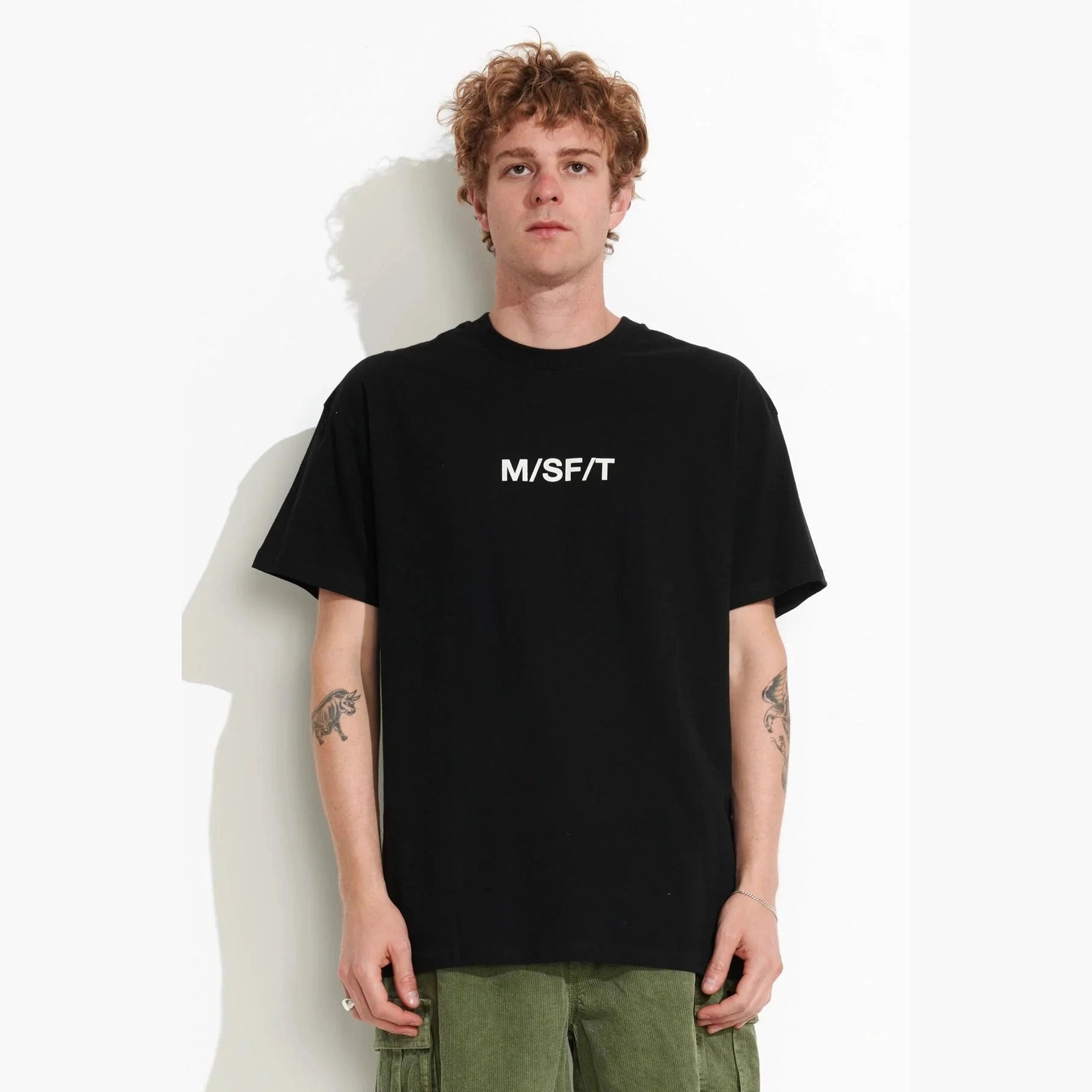 Misfit supercorporate 50/50 ss tee - black