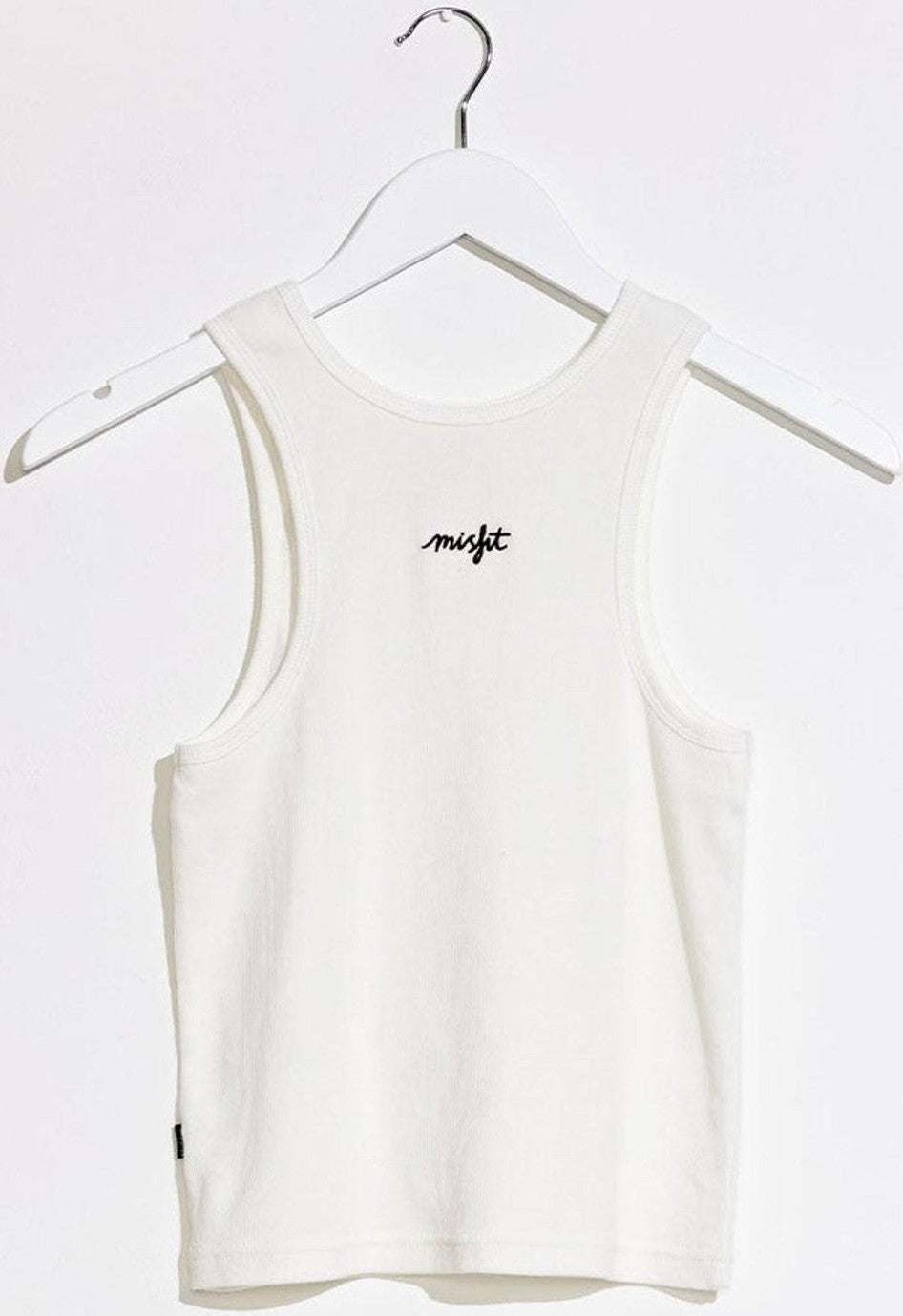 Misfit the delicate singlet - washed white