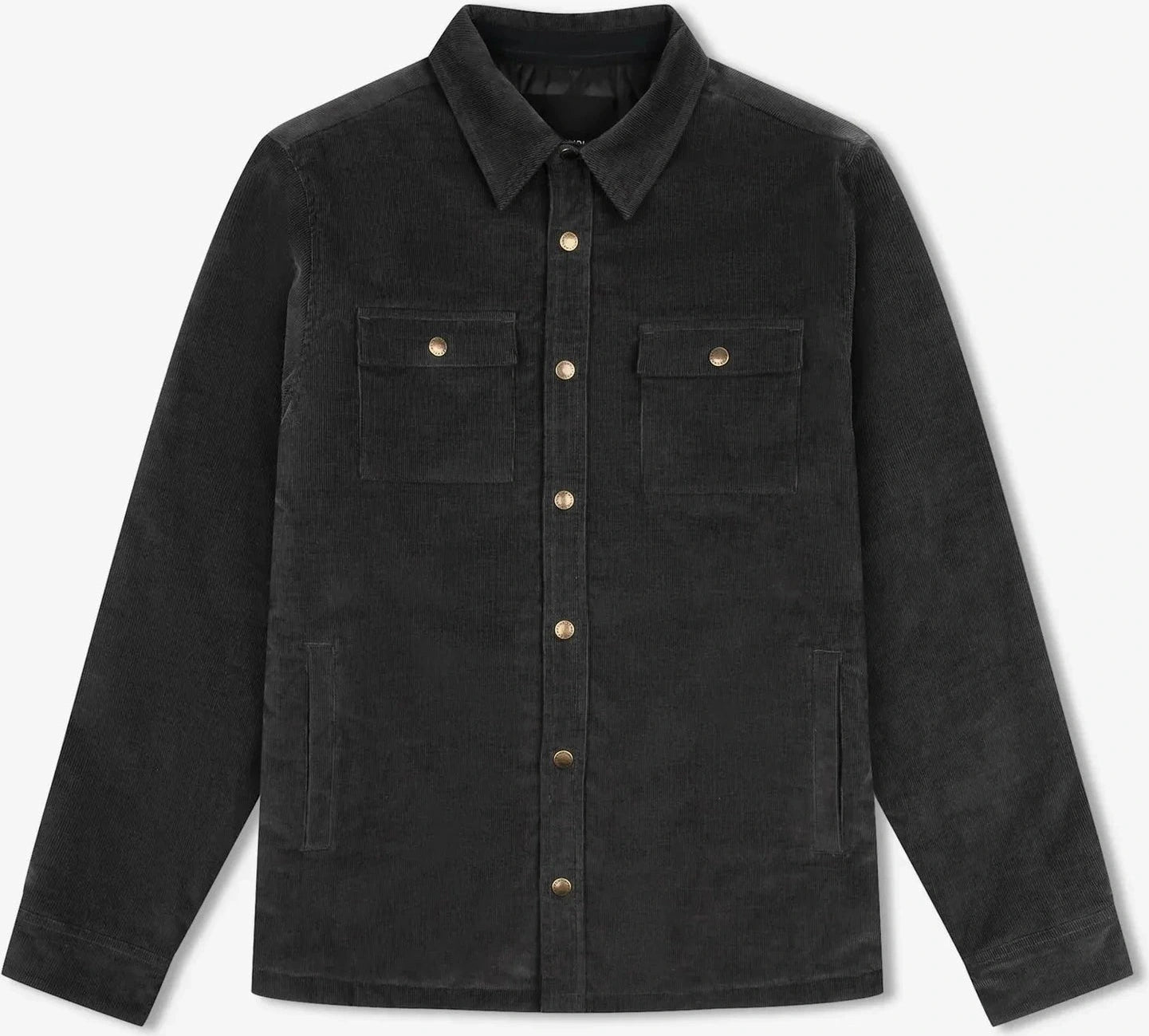 MR SIMPLE Quilted cord jakcet - Graphite