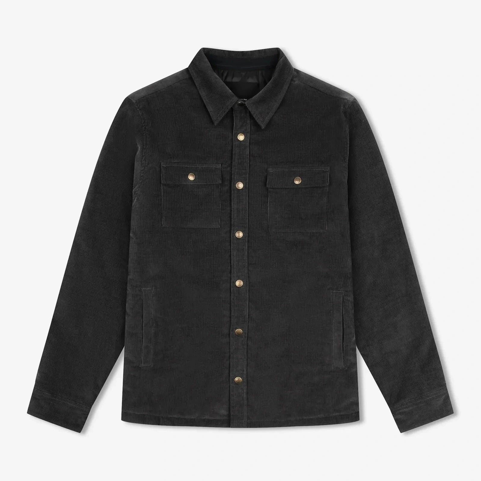 MR SIMPLE Quilted cord jakcet - Graphite