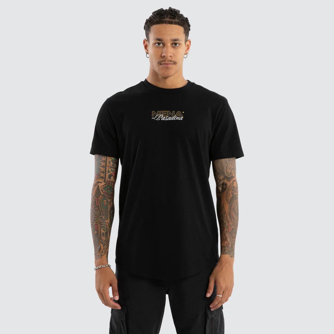 NXP Veered Dual Curved Tee - Jet Black