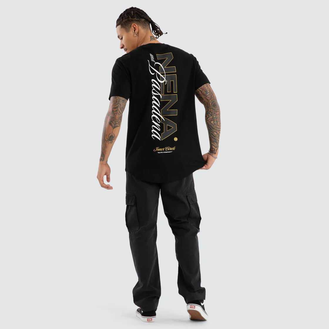 NXP Veered Dual Curved Tee - Jet Black