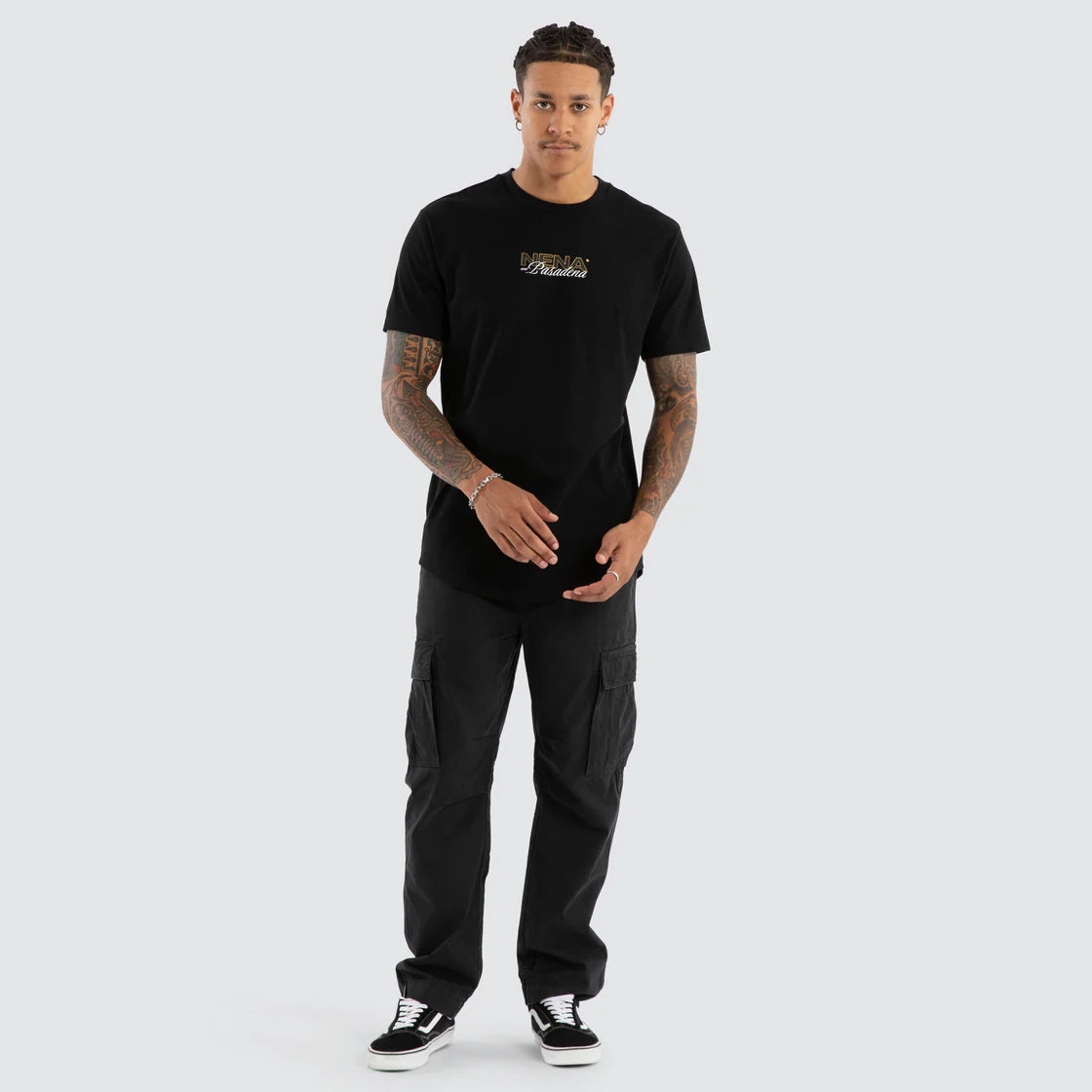 NXP Veered Dual Curved Tee - Jet Black
