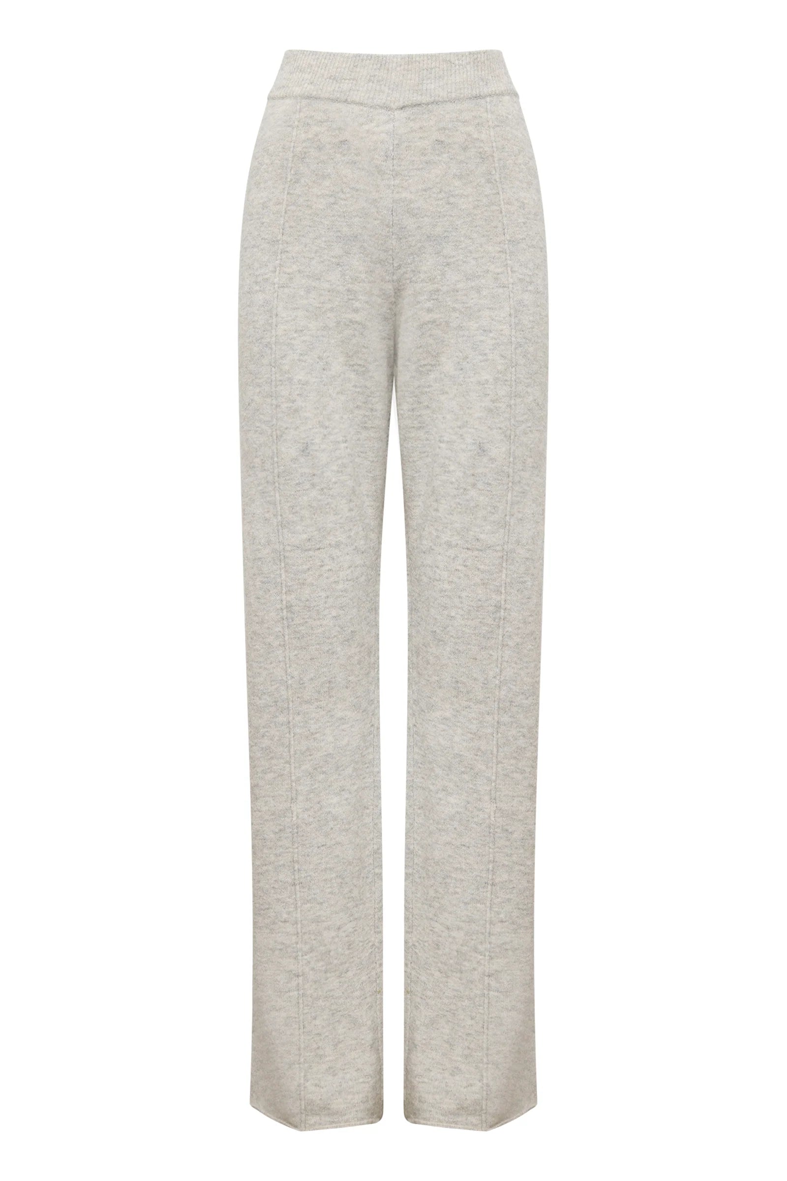 NUDE LUCY Dallas Knit Pant - Grey marle