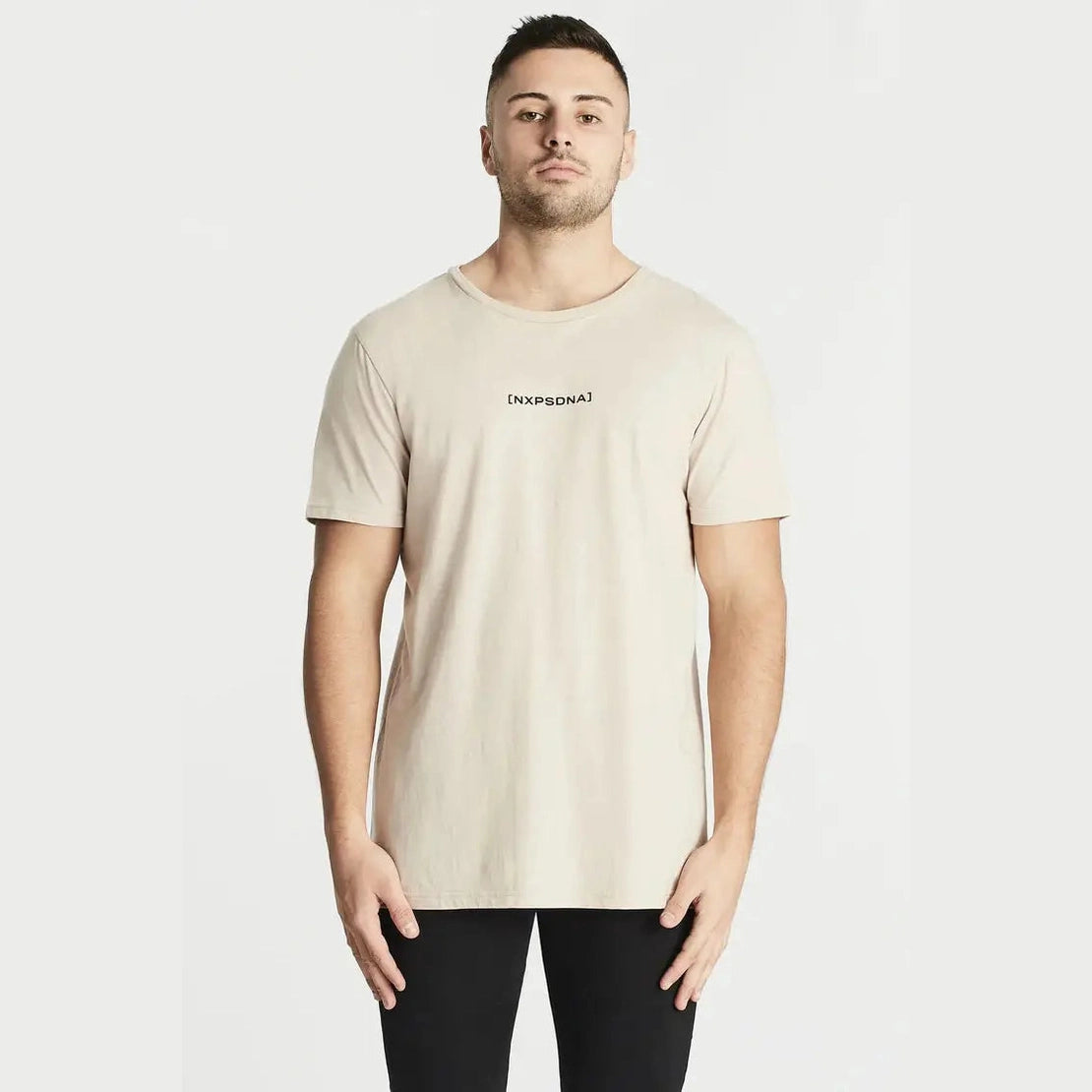Nxp crackling cape back tee beige