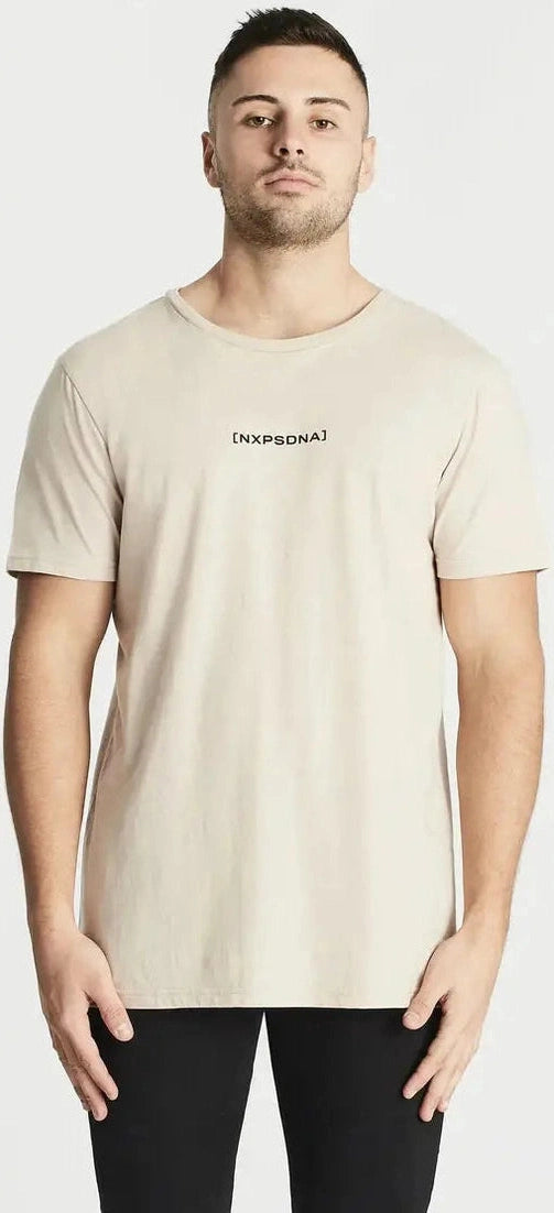 Nxp crackling cape back tee beige