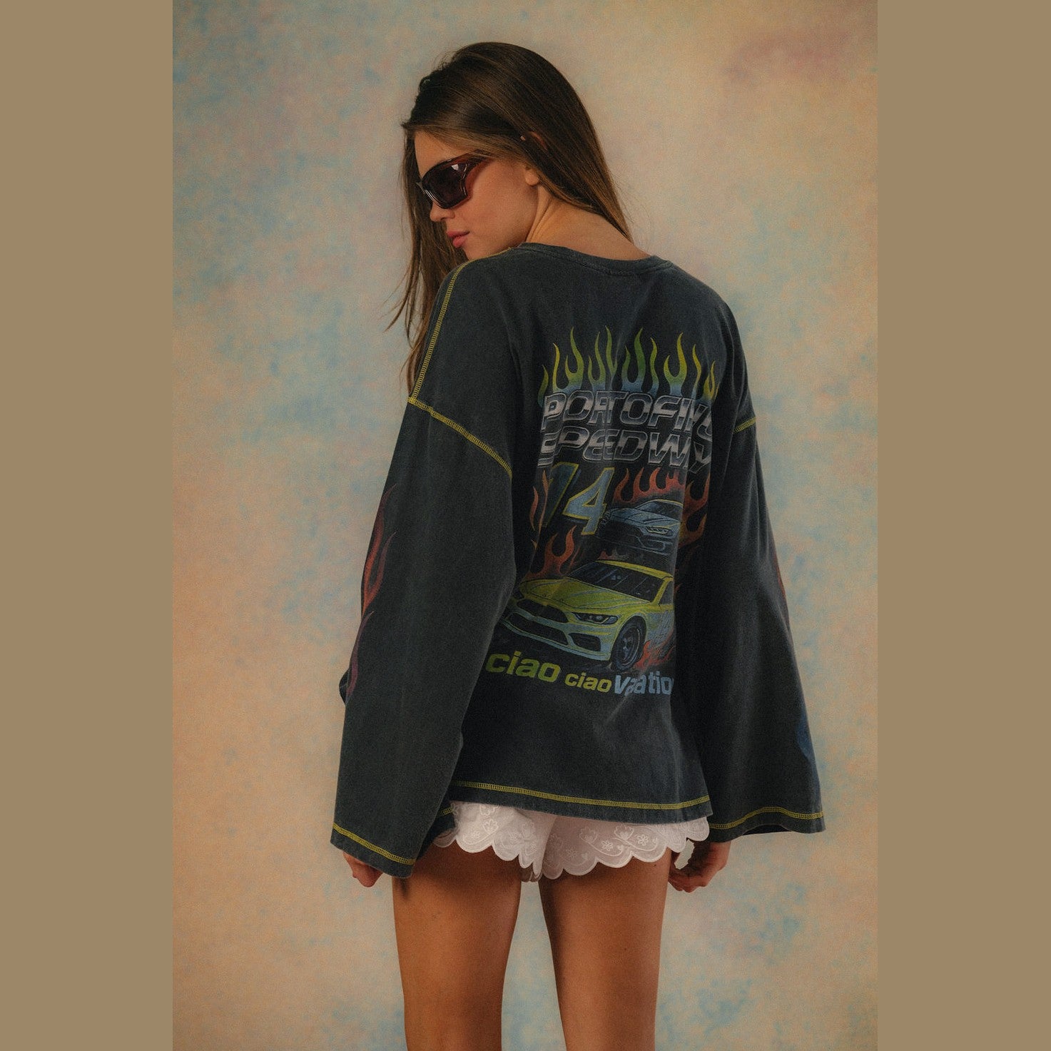 CIAO CIAO Ace LS Tee - Portofino