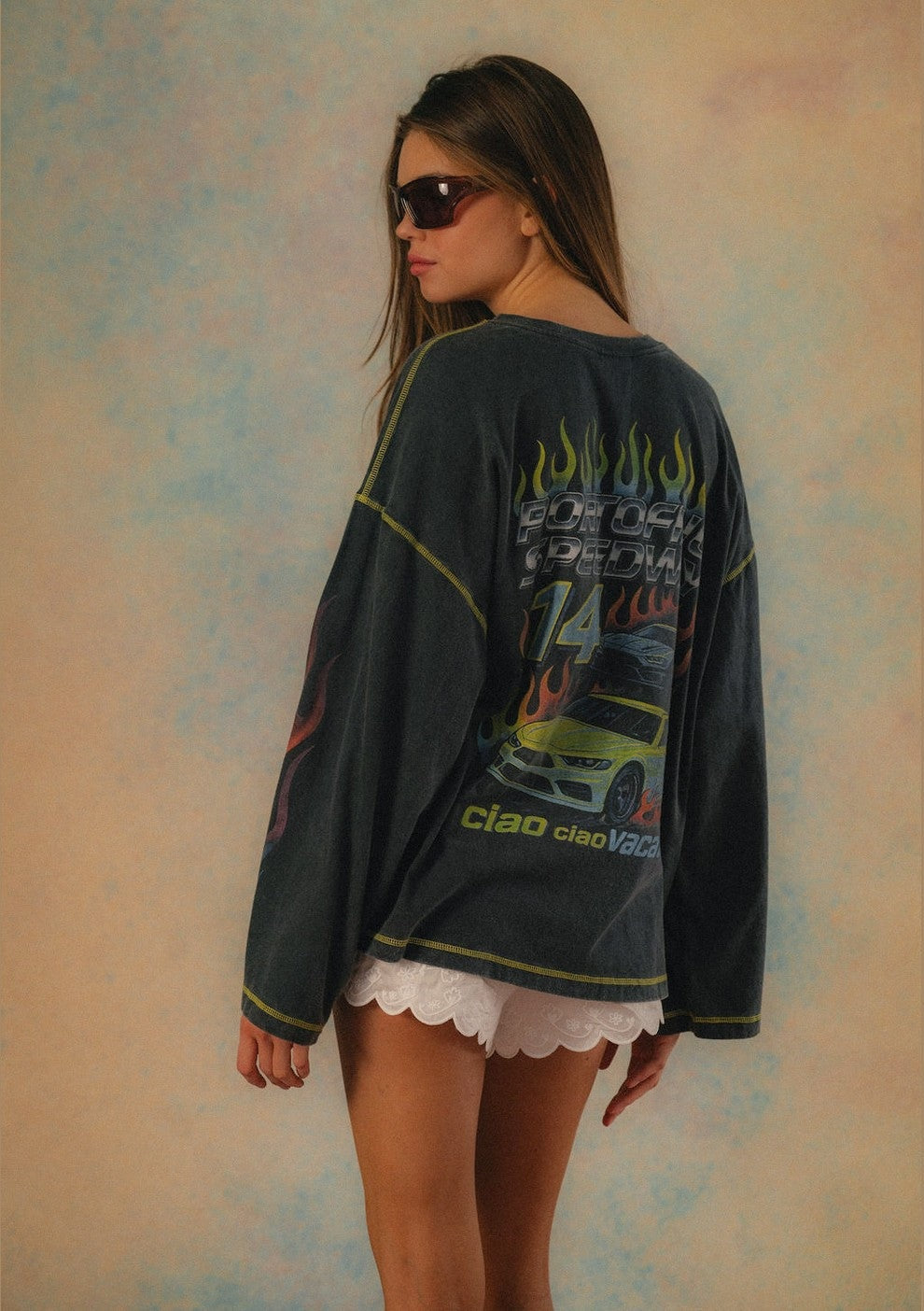 CIAO CIAO Ace LS Tee - Portofino