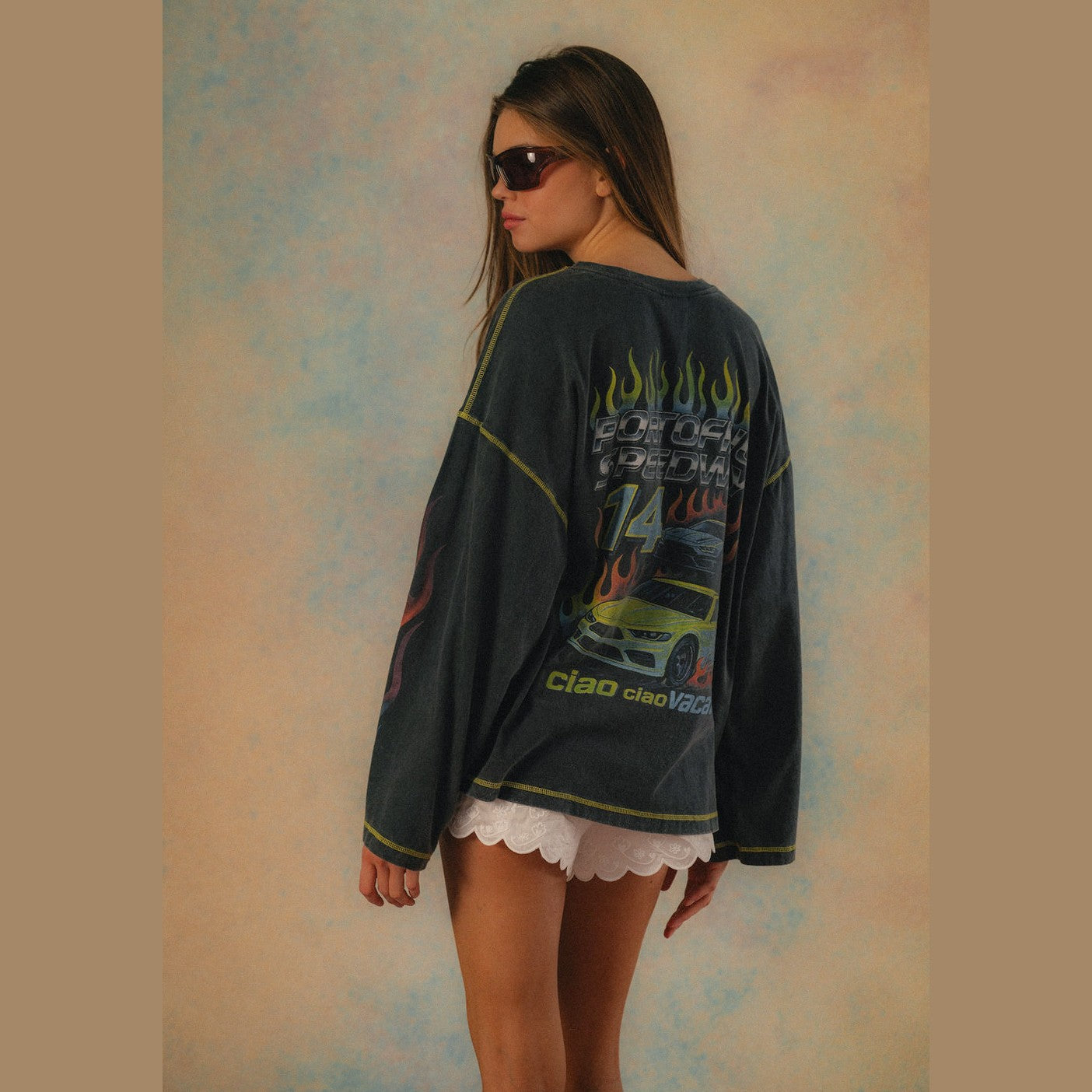 CIAO CIAO Ace LS Tee - Portofino