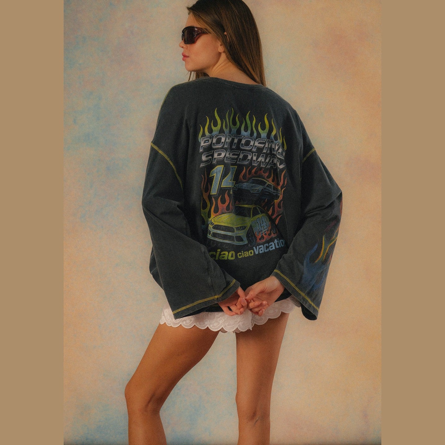 CIAO CIAO Ace LS Tee - Portofino