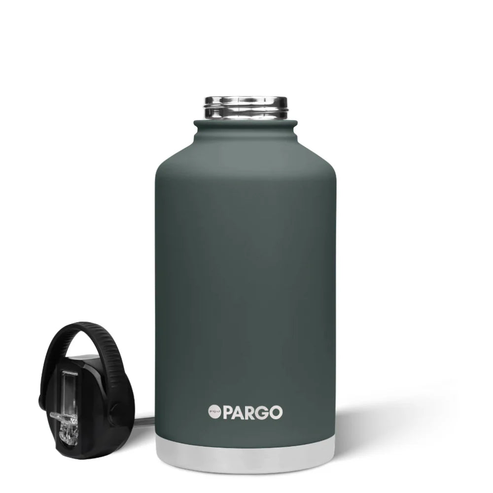 PROJECT PARGO 1890ml Insulated Bottle w/ Straw Lid - BBQ Charcoal
