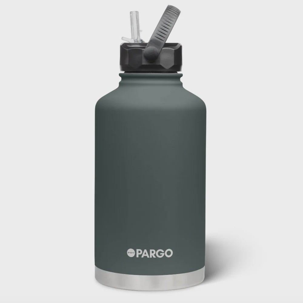 PROJECT PARGO 1890ml Insulated Bottle w/ Straw Lid - BBQ Charcoal