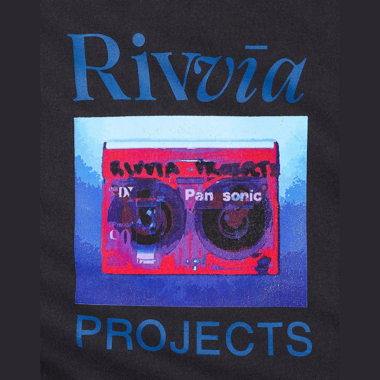 RIVVIA Casette t-shirt - Pigment black