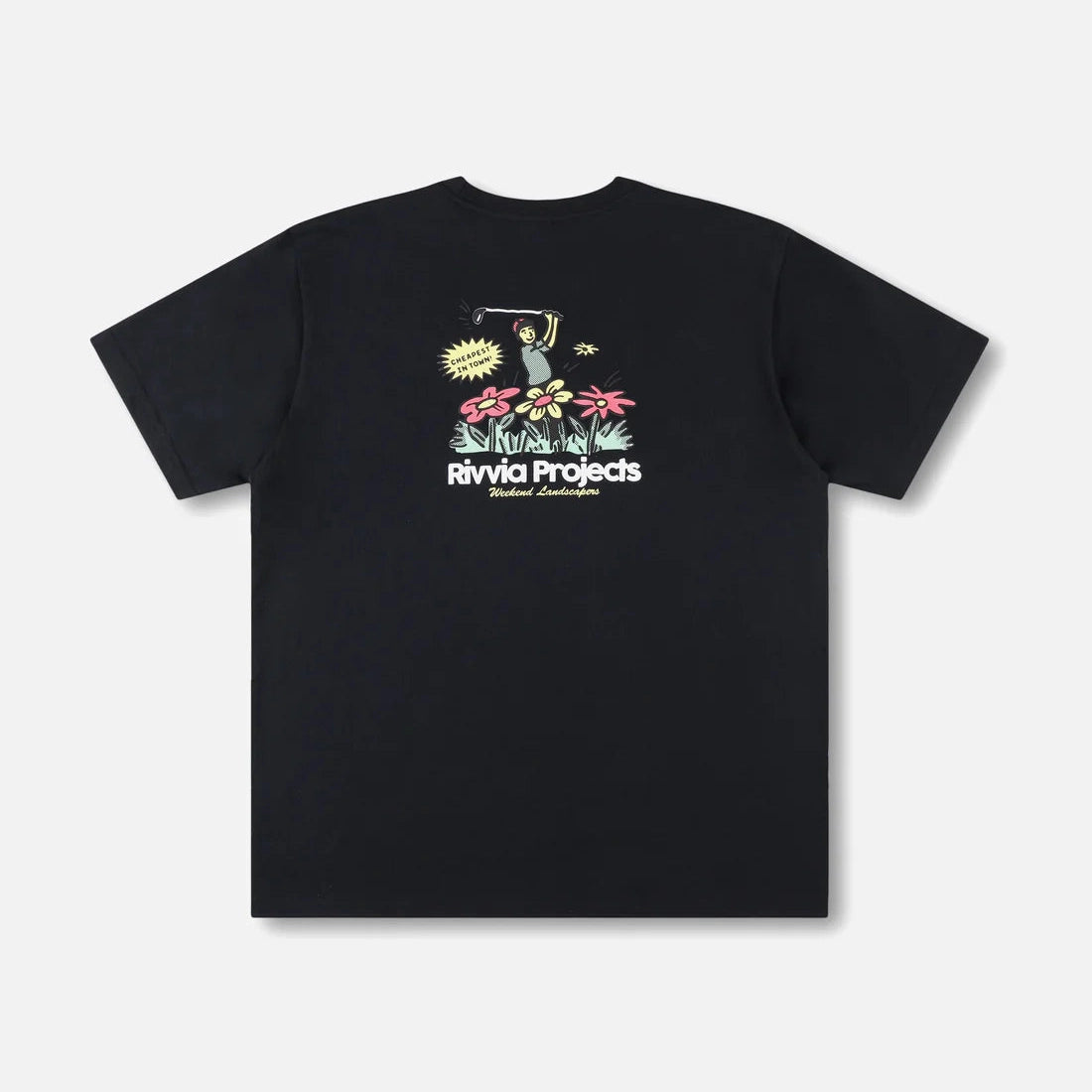 RIVVIA Weekend landscapers t-shirt - Black