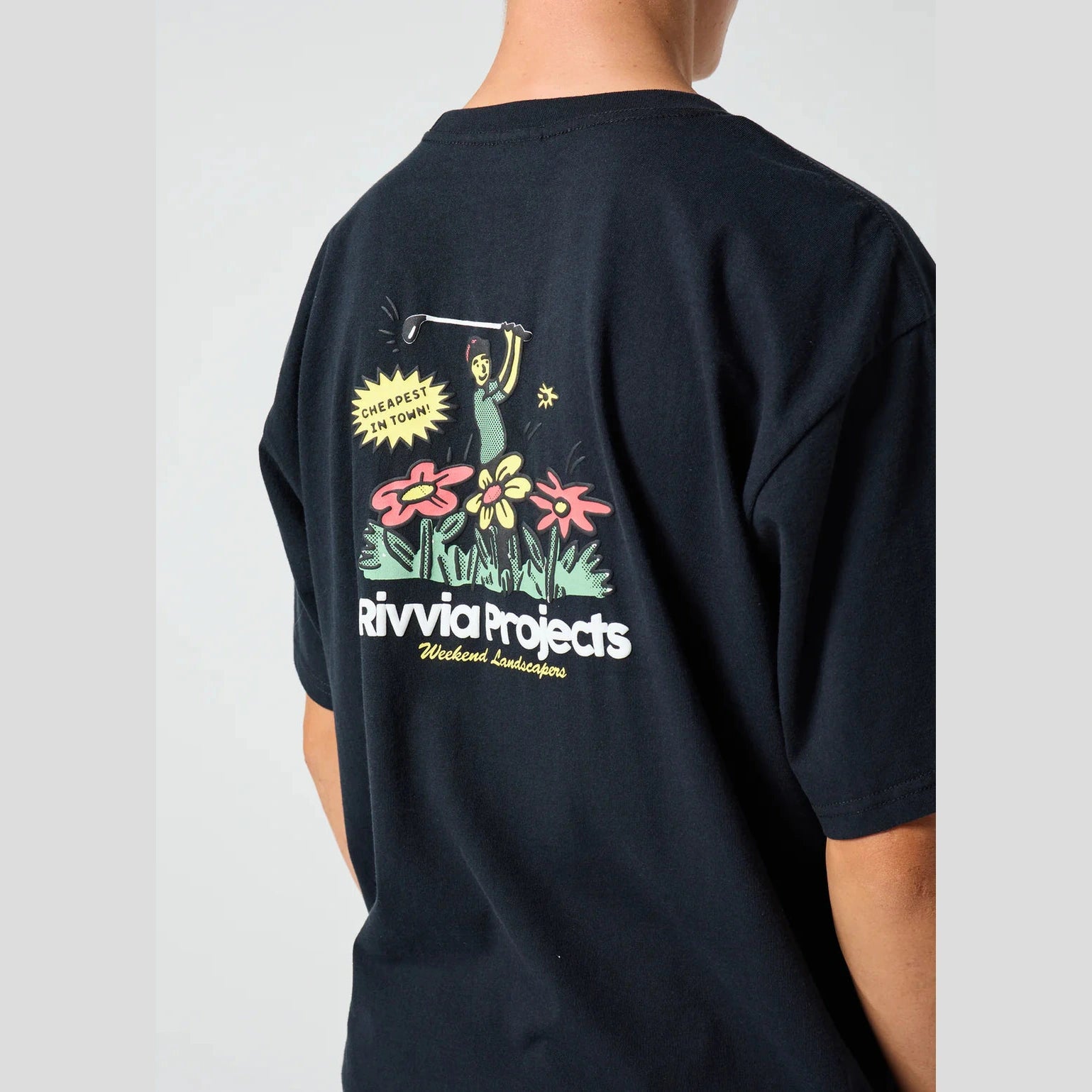 RIVVIA Weekend landscapers t-shirt - Black