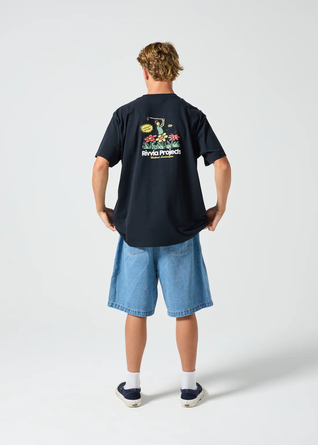 RIVVIA Weekend landscapers t-shirt - Black