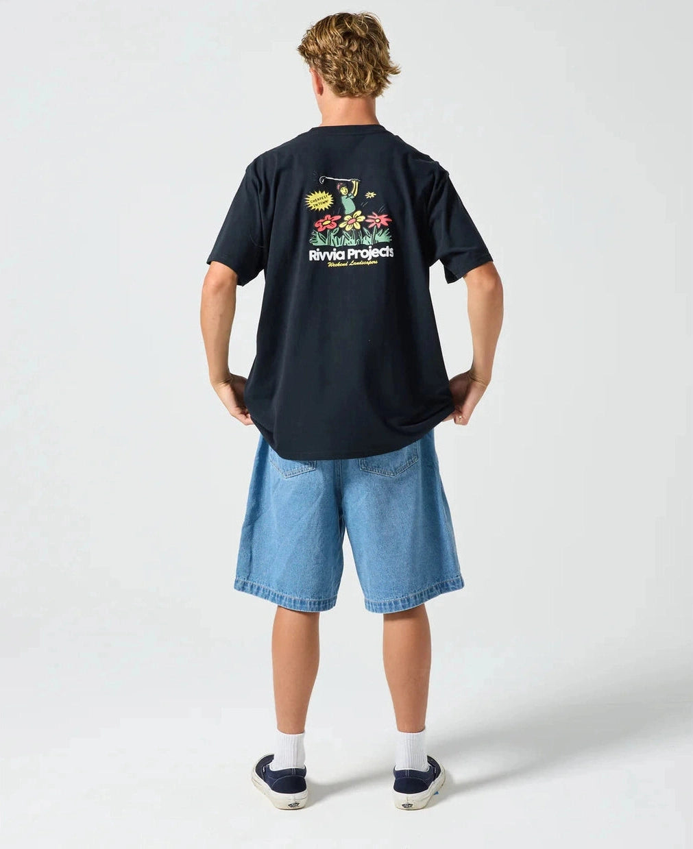 RIVVIA Weekend landscapers t-shirt - Black