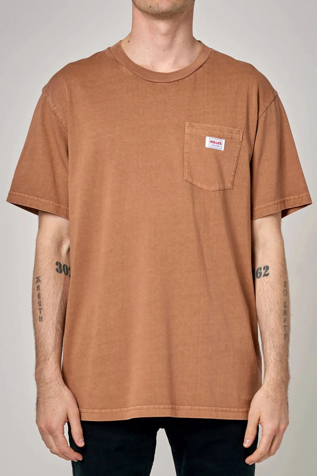 ROLLA'S - Trade Pocket Tee - Wood