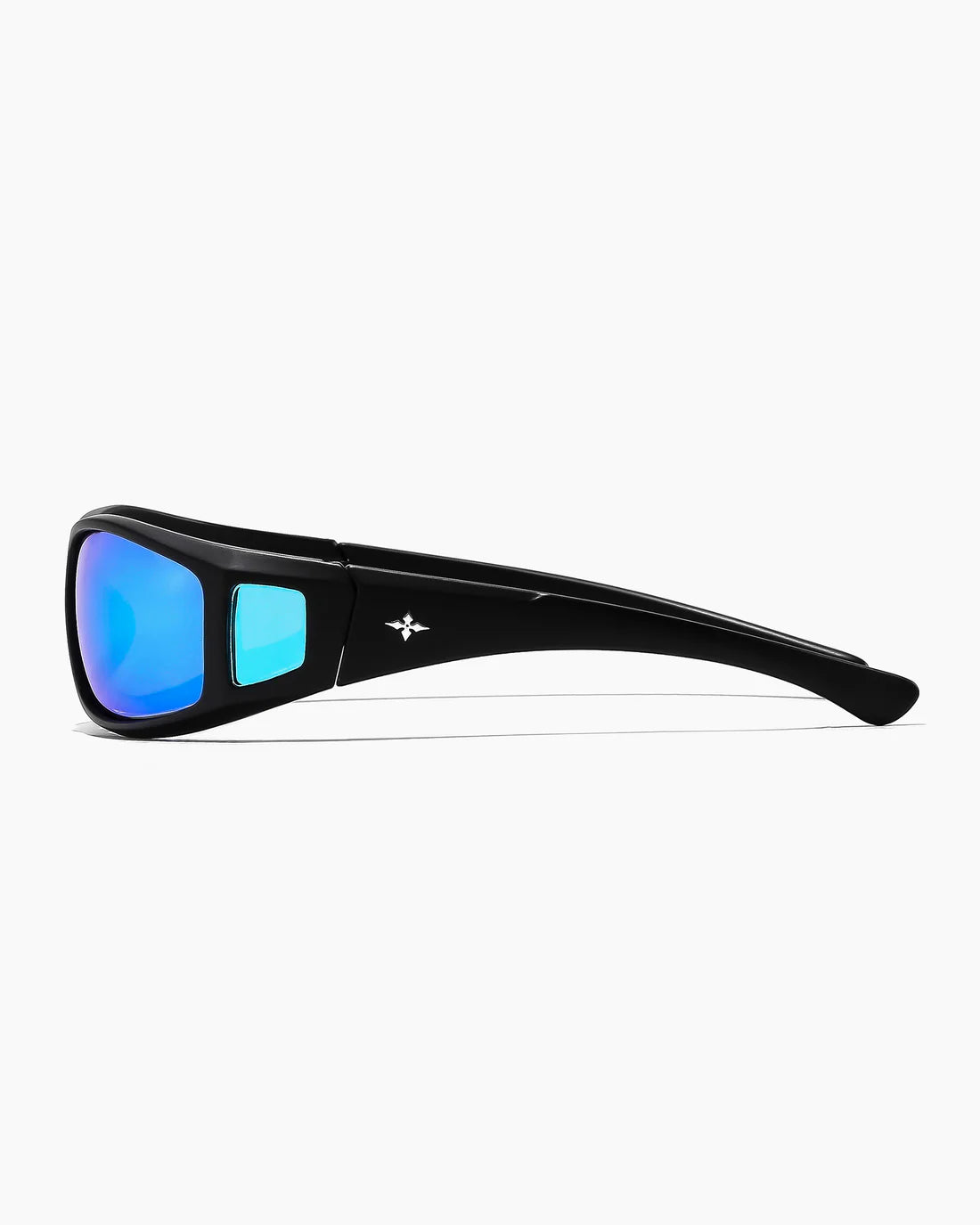 Ritual Vision Dragster Matte Black/Blue Mirror Polarised Lenses