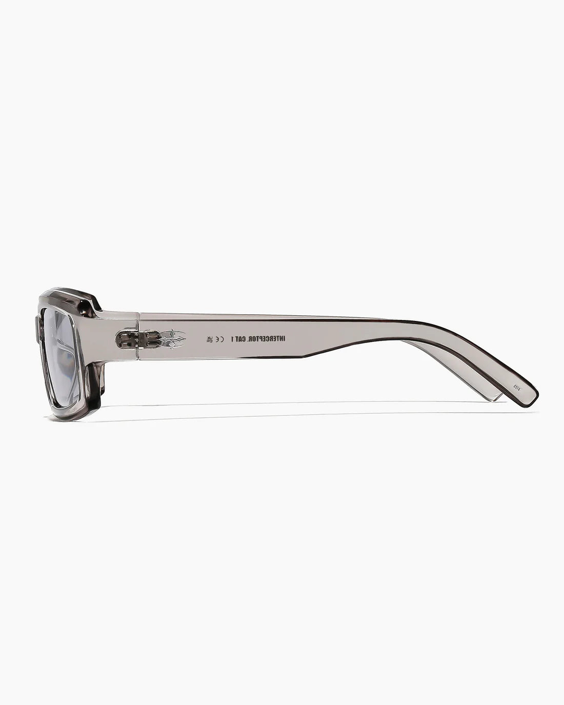 Ritual Vision Interceptor Sunglasses Crystal Smoke/Mid Grey Lenses