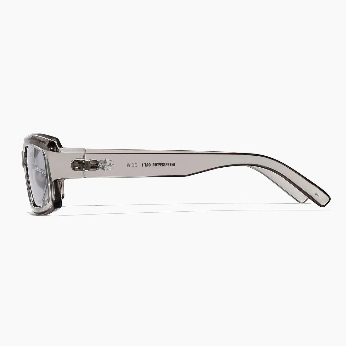 Ritual Vision Interceptor Sunglasses Crystal Smoke/Mid Grey Lenses