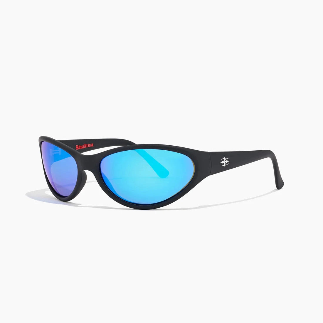 RITUAL VISION Morphine MATTE BLACK / BLUE REFLECTIVE POLARISED